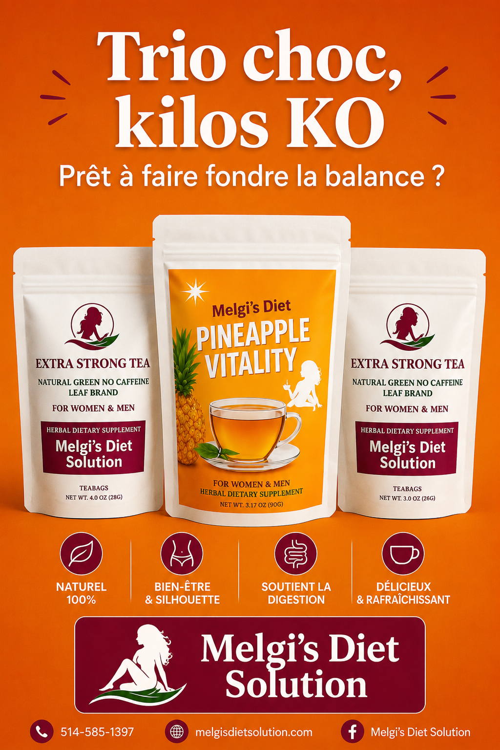 Trio Choc minceur, Kilos KO